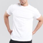 Supreme Urban Connection Short Sleeve Round Neck Cotton White T Shirt