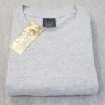 Supreme Kickin' Basic Short Sleeve Round Neck Cotton Gray T Shirt