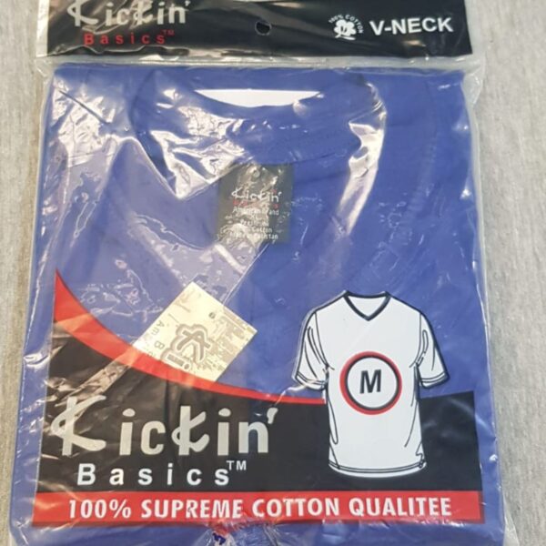 Short Sleeve V-Neck Royal Blue