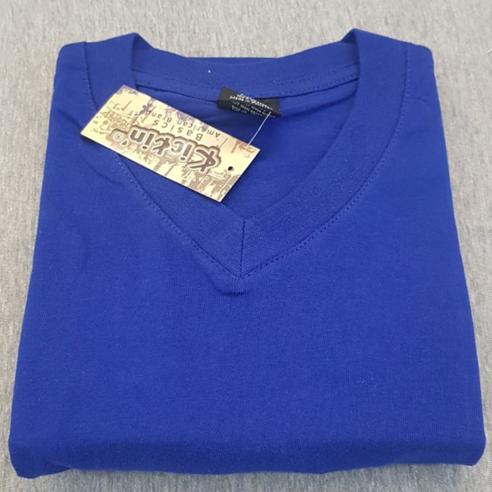 Supreme Kickin' Basic Short Sleeve V Neck 100%  Cotton T Shirt Pack of 6