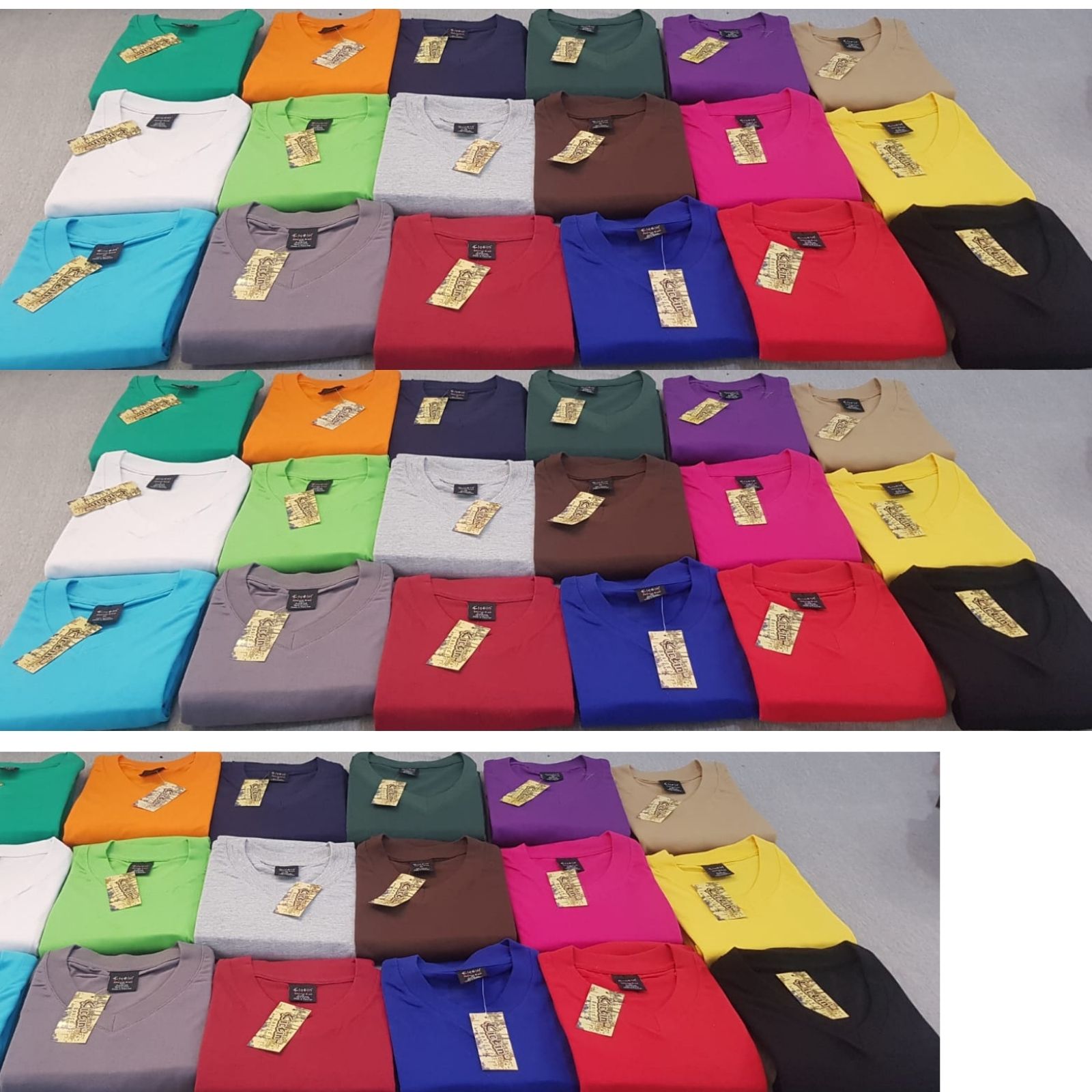 Supreme Kickin' Basic Short Sleeve V Neck Cotton Red T Shirt