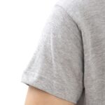 Supreme Kickin' Basic Short Sleeve Round Neck Cotton Gray T Shirt