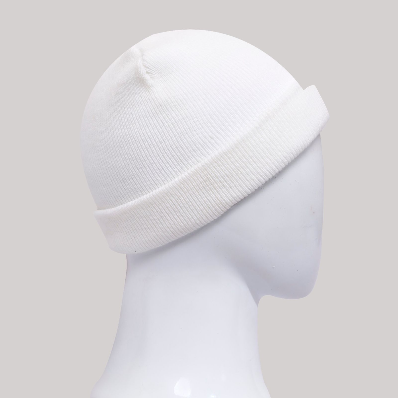 Solid Acrylic Knit Beanies Pack Of 6