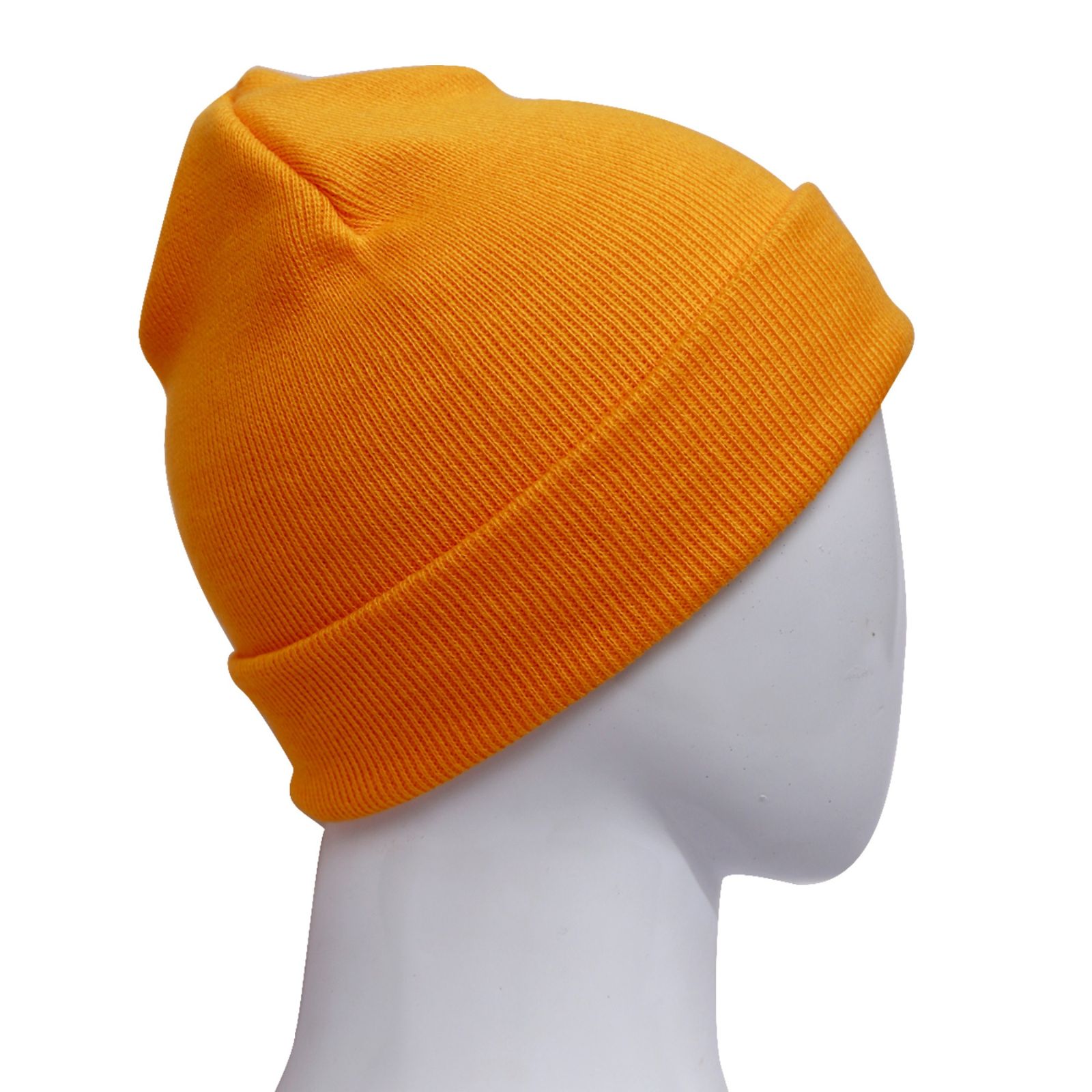 Solid Acrylic Knit Beanies Pack Of 6