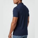 Supreme Urban Connection  Short Sleeve Round Neck Cotton Blue Polo Shirts
