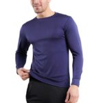 Long Sleeve Neon Blue Dry Fit 100% Polyster Shirts