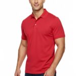 Supreme Urban Connection  Short Sleeve Round Neck Cotton Red Polo Shirts