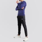 Long Sleeve Neon Blue Dry Fit 100% Polyster Shirts